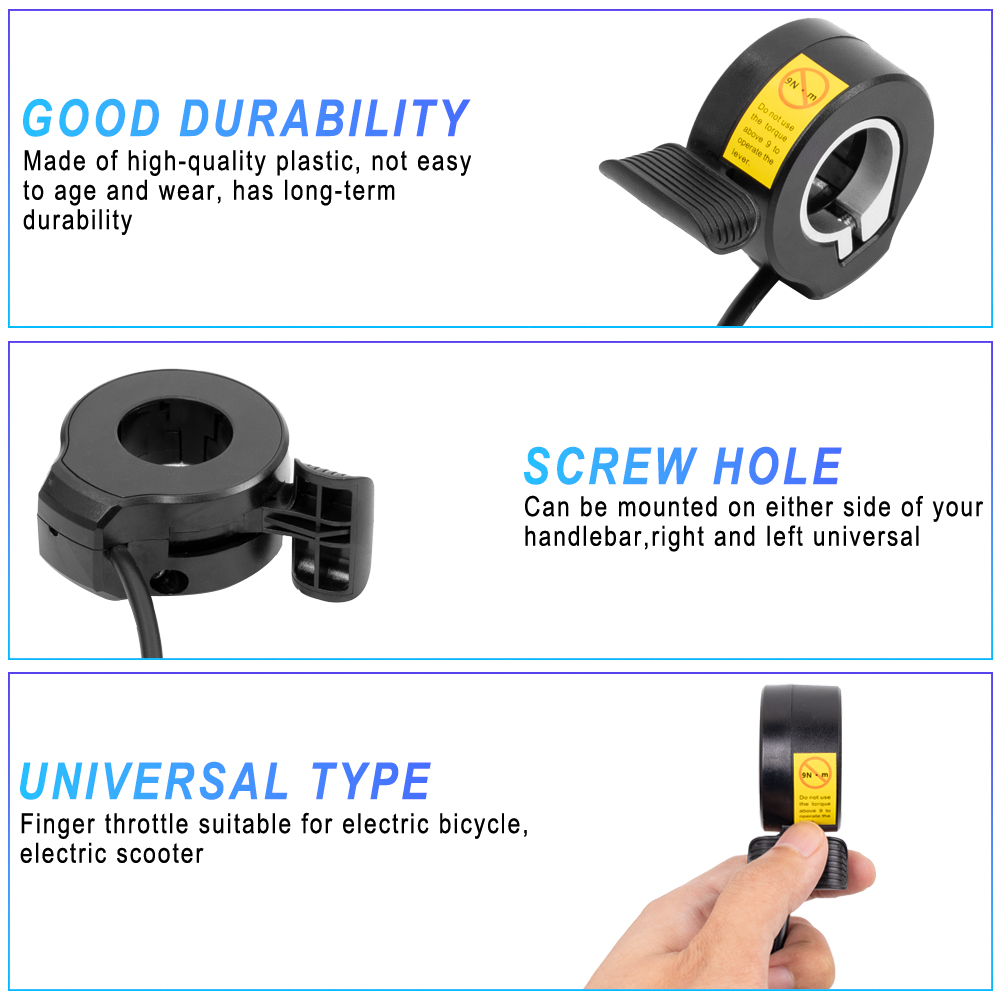 130X Ebike Thumb Throttle for  - Mid Drive Conversion Kit 1000W review and price