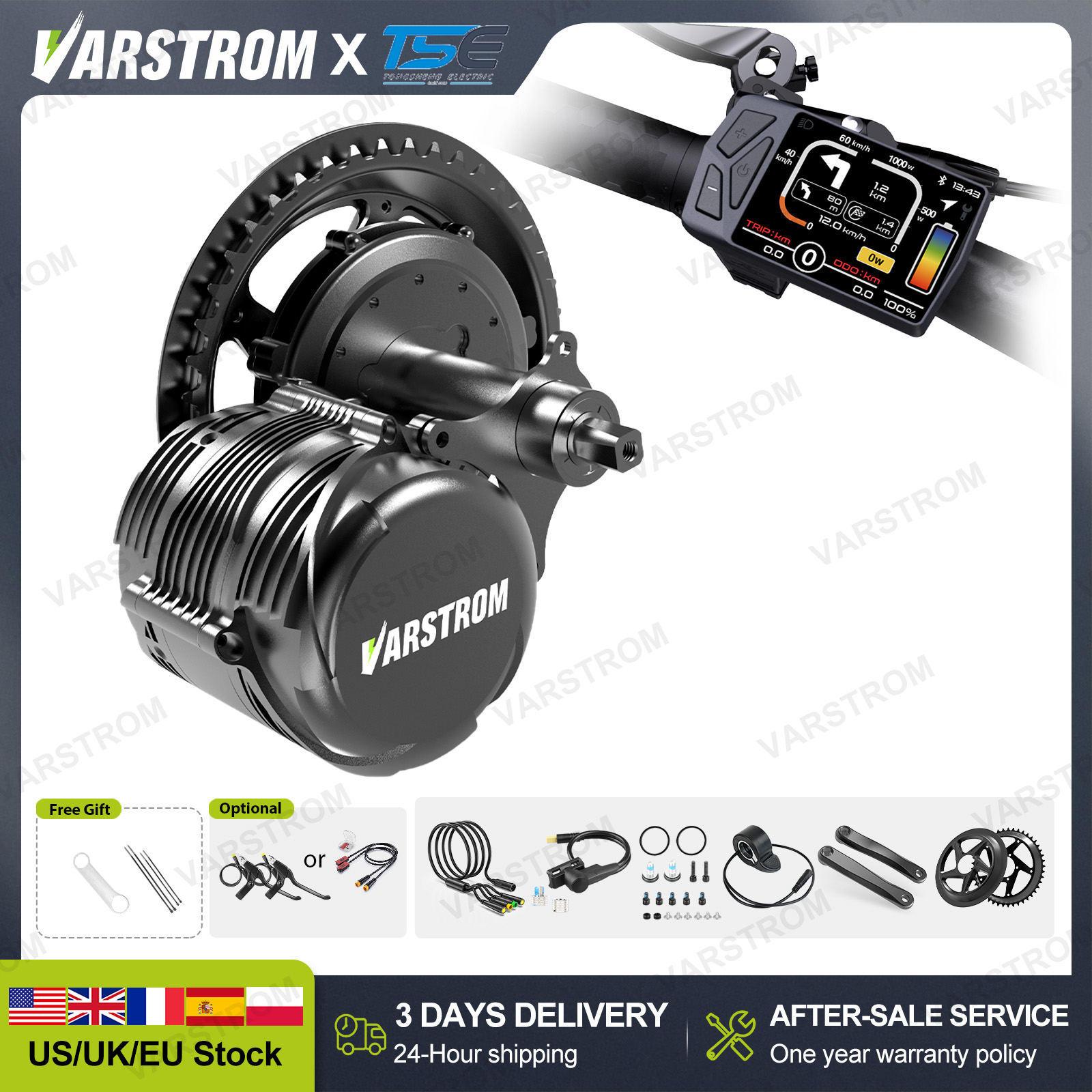 [US 3 Days Fast delivery] Tong - Mid Drive Conversion Kit 1000W review and price
